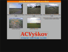 Tablet Screenshot of kamery.acvyskov.cz